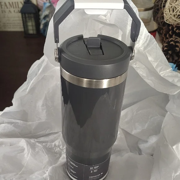 Stanley Charcoal Flip Straw Tumbler - Picture 4 of 7